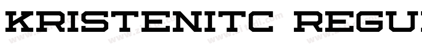 kristenitc regular字体转换 kristenitc regular字体转换